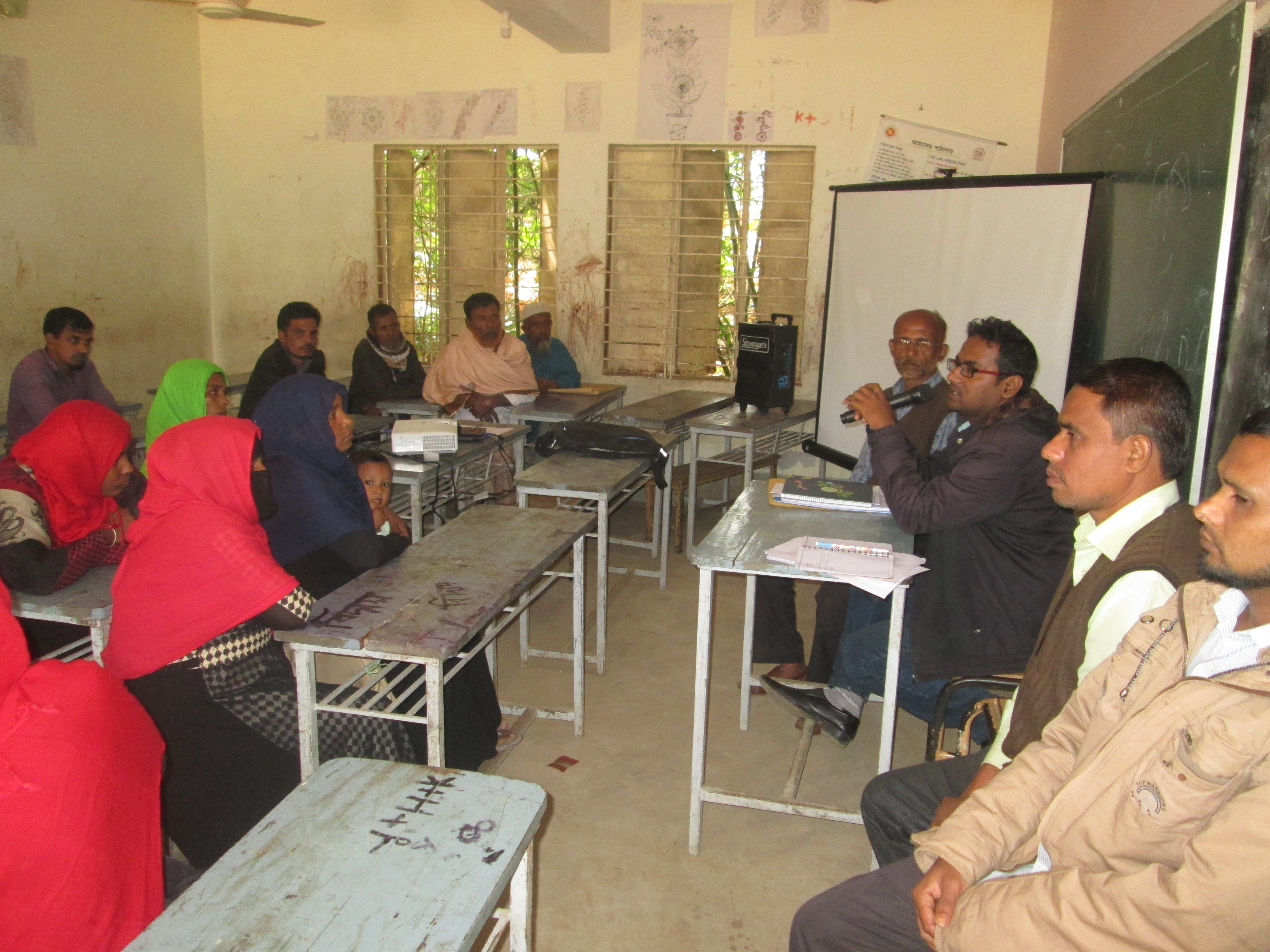 Social and environment consultation meeting during pre-Screening